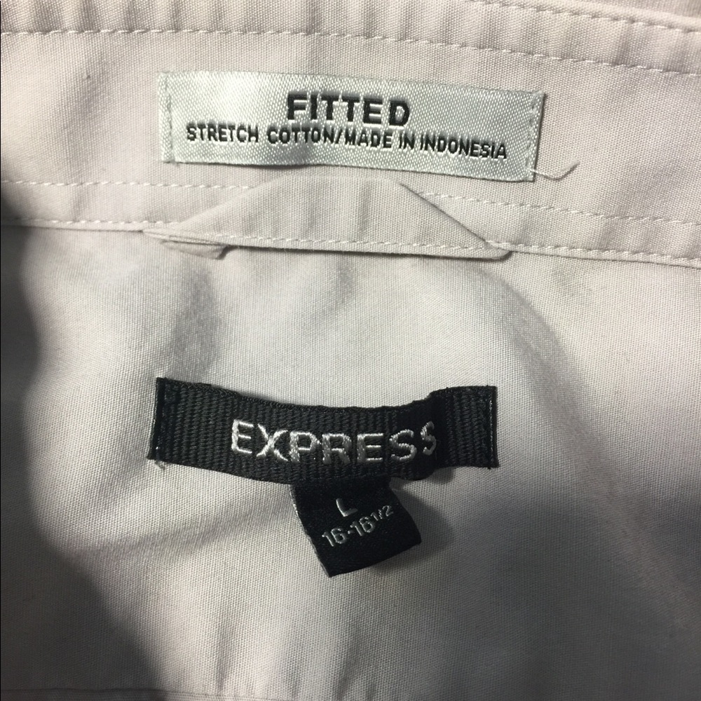 Express Fitted Button Down Shirt - image 3